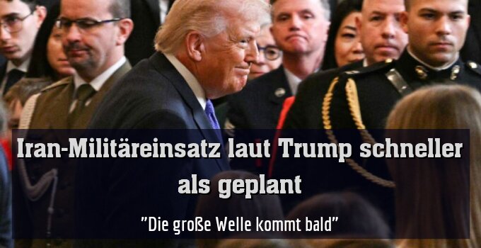 "Die große Welle kommt bald"