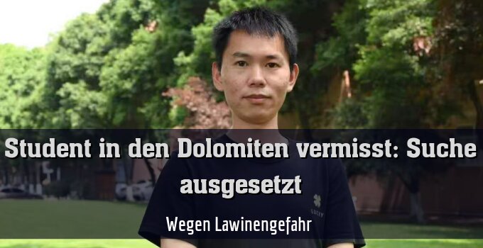 Wegen Lawinengefahr 