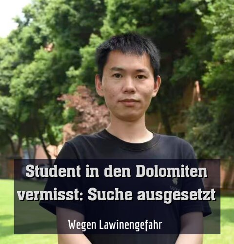 Wegen Lawinengefahr 