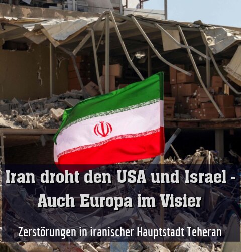 Zerstörungen in iranischer Hauptstadt Teheran