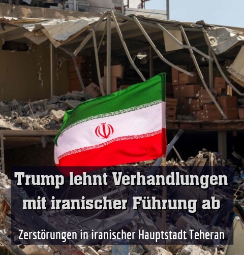 Zerstörungen in iranischer Hauptstadt Teheran