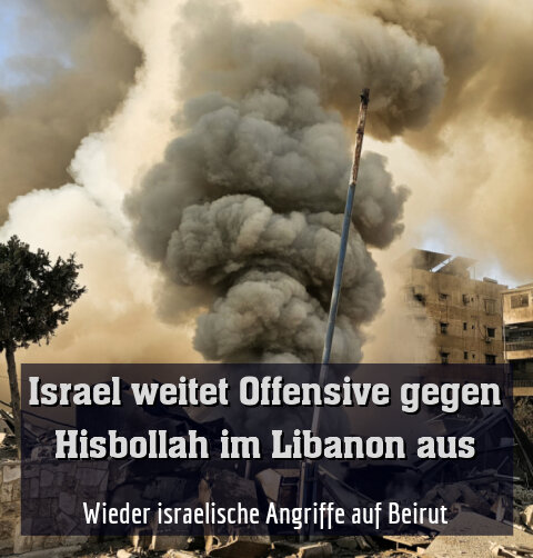 Wieder israelische Angriffe auf Beirut