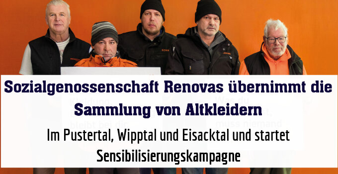 Im Pustertal, Wipptal und Eisacktal und startet Sensibilisierungskampagne