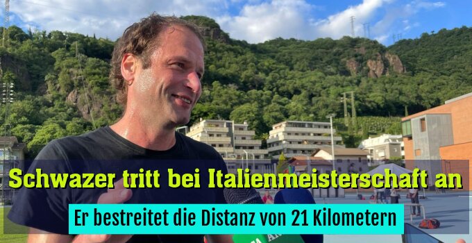 Er bestreitet die Distanz von 21 Kilometern