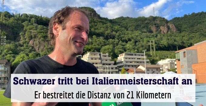 Er bestreitet die Distanz von 21 Kilometern