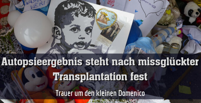 Trauer um den kleinen Domenico