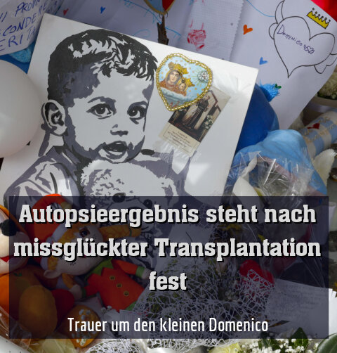 Trauer um den kleinen Domenico