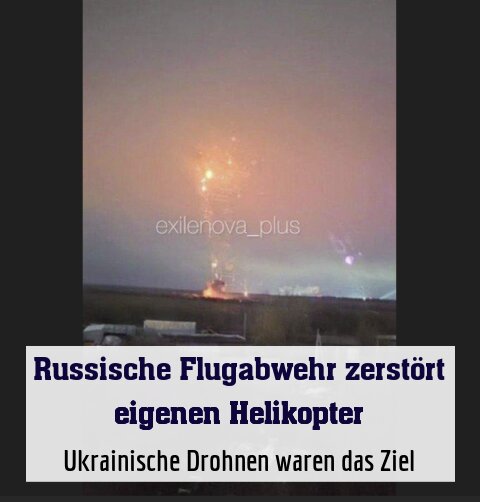 Ukrainische Drohnen waren das Ziel