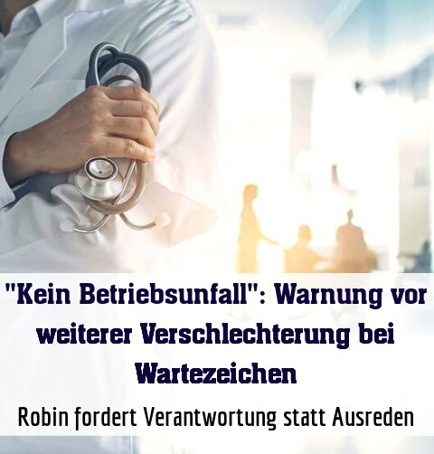 Robin fordert „Verantwortung statt Ausreden“