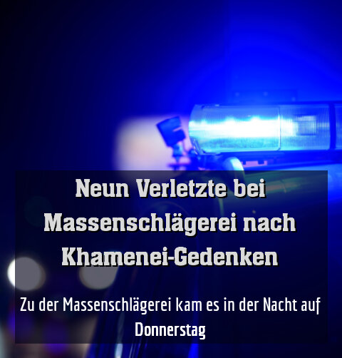 Zu der Massenschlägerei kam es in der Nacht auf Donnerstag