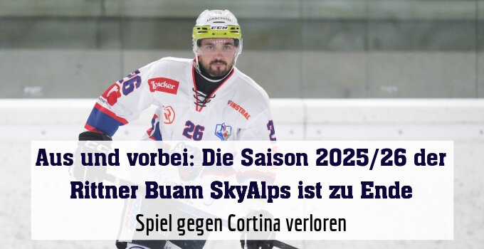 Spiel gegen Cortina verloren