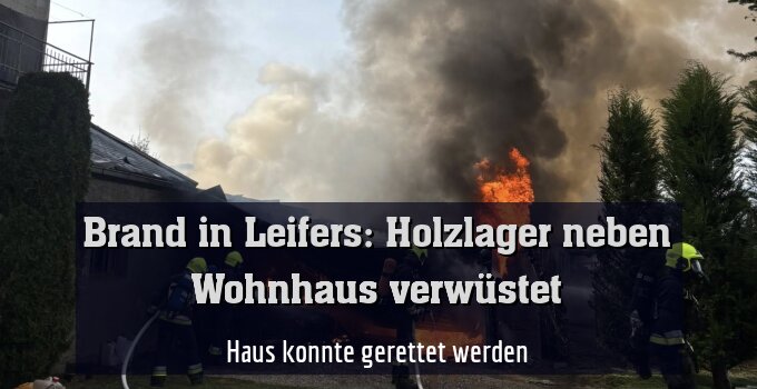 Haus konnte gerettet werden