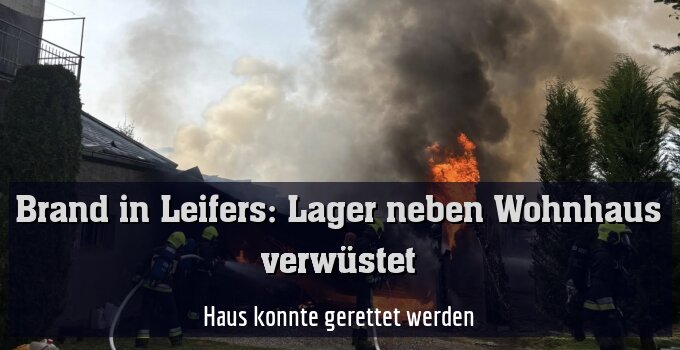 Haus konnte gerettet werden