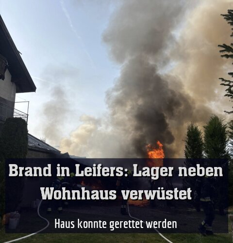 Haus konnte gerettet werden