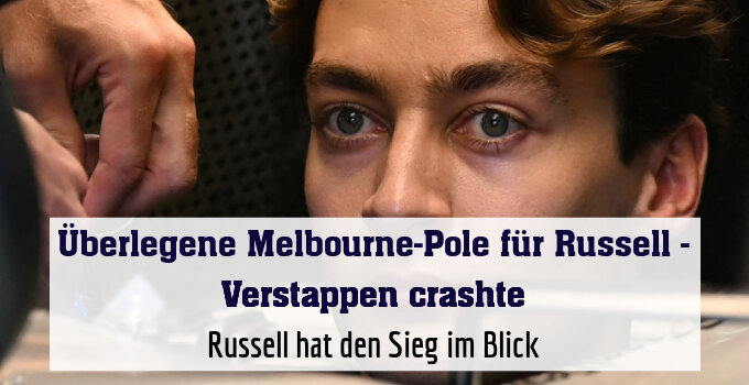 Russell hat den Sieg im Blick