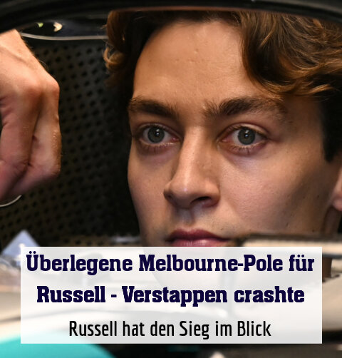 Russell hat den Sieg im Blick
