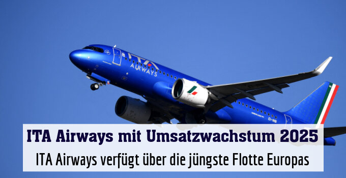 ITA Airways verfügt über die jüngste Flotte Europas