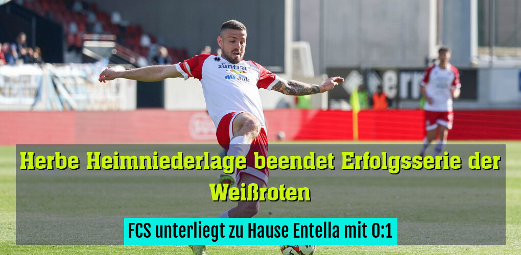 FCS unterliegt zu Hause Entella mit 0:1