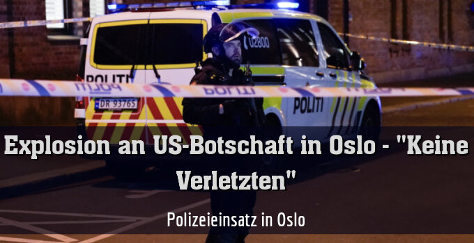 Polizeieinsatz in Oslo