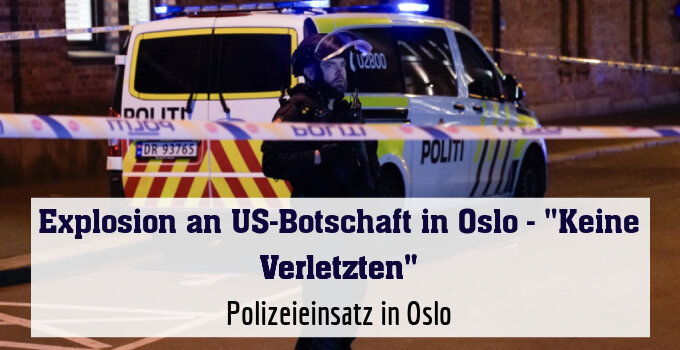 Polizeieinsatz in Oslo