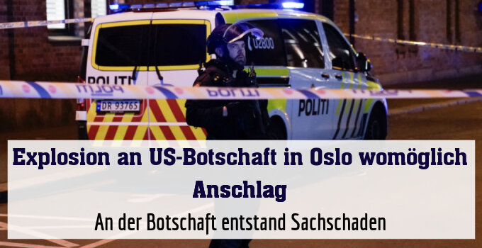 An der Botschaft entstand Sachschaden