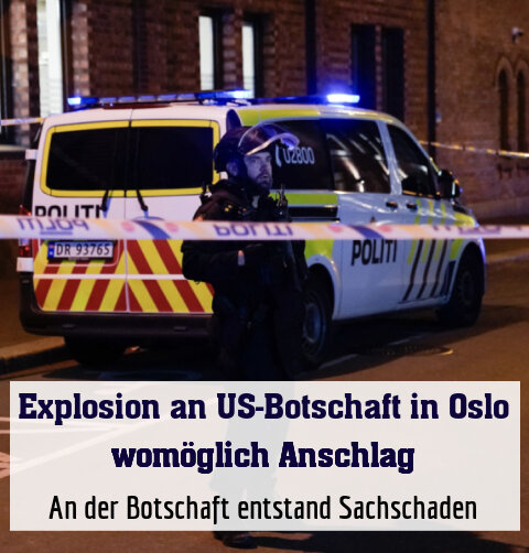 An der Botschaft entstand Sachschaden