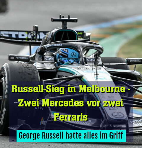 George Russell hatte alles im Griff