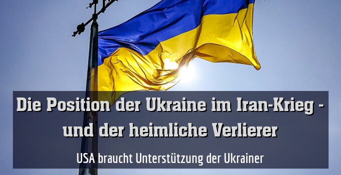 USA braucht Unterstützung der Ukrainer