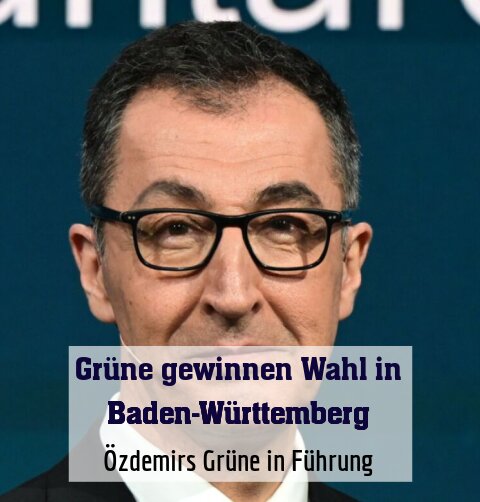 Özdemirs Grüne in Führung