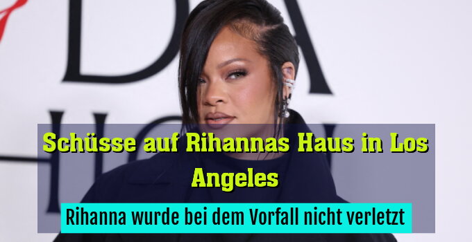 Rihanna wurde bei dem Vorfall nicht verletzt