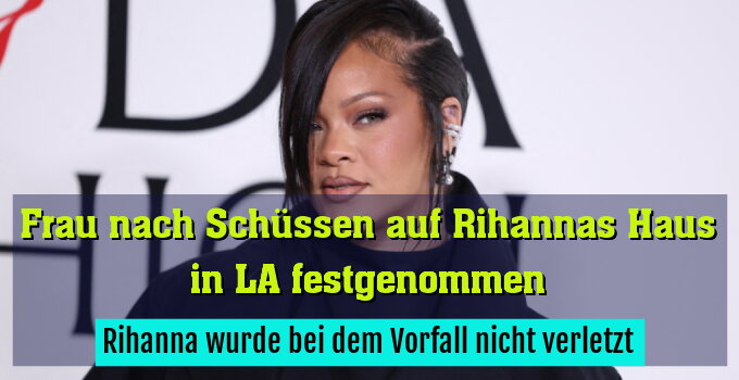 Rihanna wurde bei dem Vorfall nicht verletzt