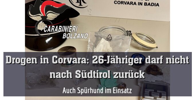 Auch Spürhund im Einsatz