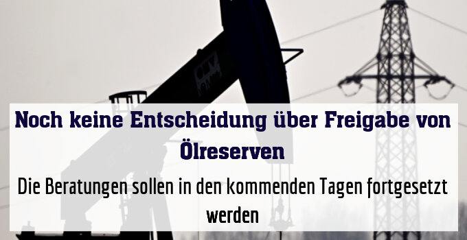 Die Beratungen sollen in den kommenden Tagen fortgesetzt werden