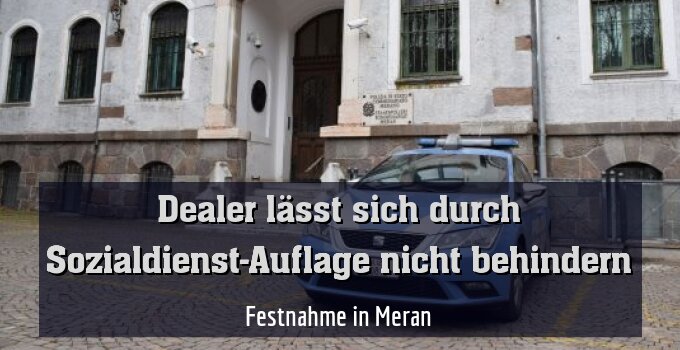 Festnahme in Meran