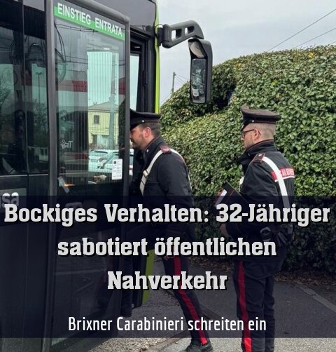 Brixner Carabinieri schreiten ein