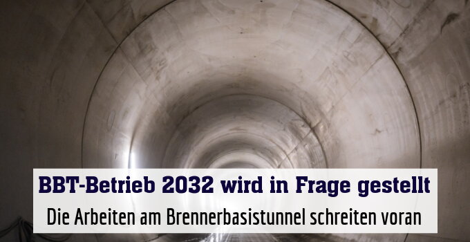 Die Arbeiten am Brennerbasistunnel schreiten voran