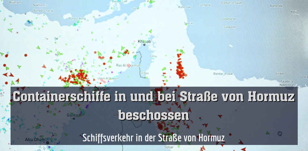 Schiffsverkehr in der Straße von Hormuz