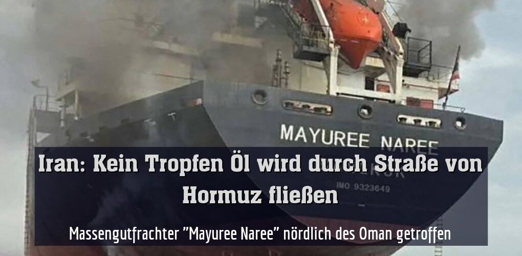 Massengutfrachter "Mayuree Naree" nördlich des Oman getroffen
