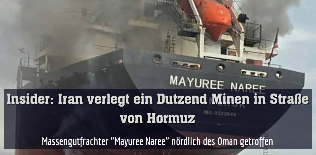 Massengutfrachter "Mayuree Naree" nördlich des Oman getroffen
