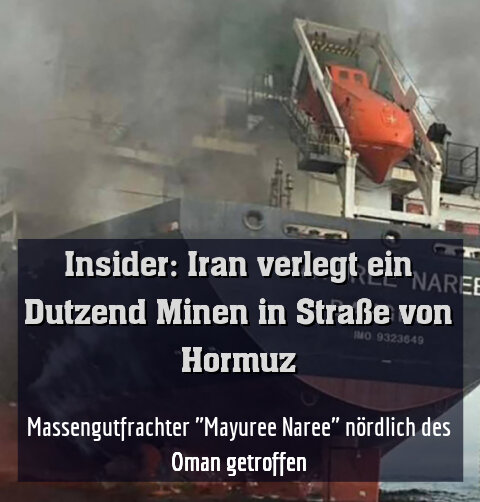 Massengutfrachter "Mayuree Naree" nördlich des Oman getroffen