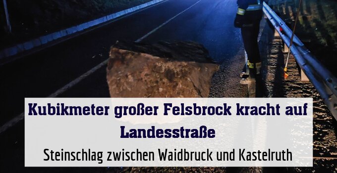 Steinschlag zwischen Waidbruck und Kastelruth