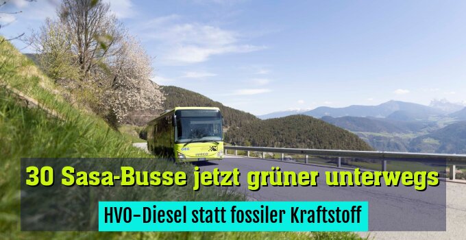 HVO-Diesel statt fossiler Kraftstoff