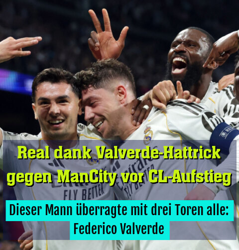 Dieser Mann überragte mit drei Toren alle: Federico Valverde