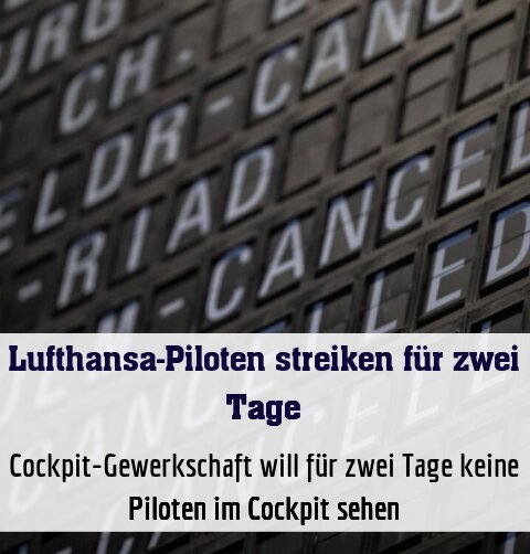 Zahlreiche Flüge fallen aus