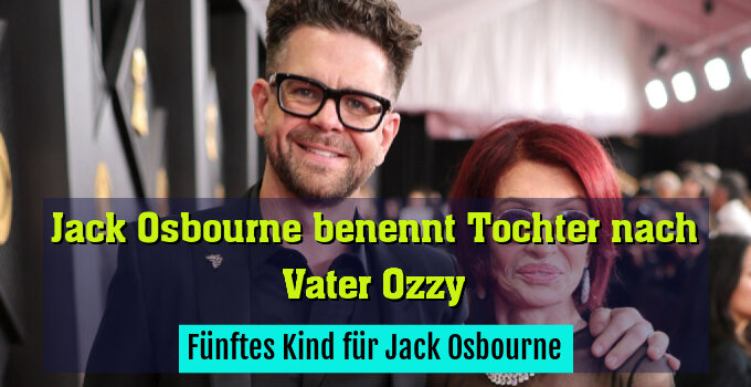 Fünftes Kind für Jack Osbourne