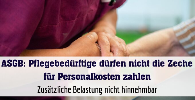 Zusätzliche Belastung nicht hinnehmbar