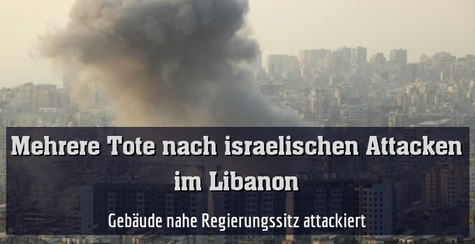 Gebäude nahe Regierungssitz attackiert