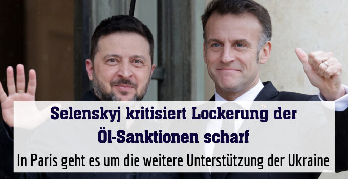 In Paris geht es um die weitere Unterstützung der Ukraine
