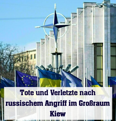 Tote und Verletzte nach russischem Angriff im Großraum Kiew