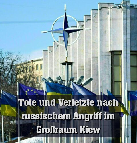 Tote und Verletzte nach russischem Angriff im Großraum Kiew